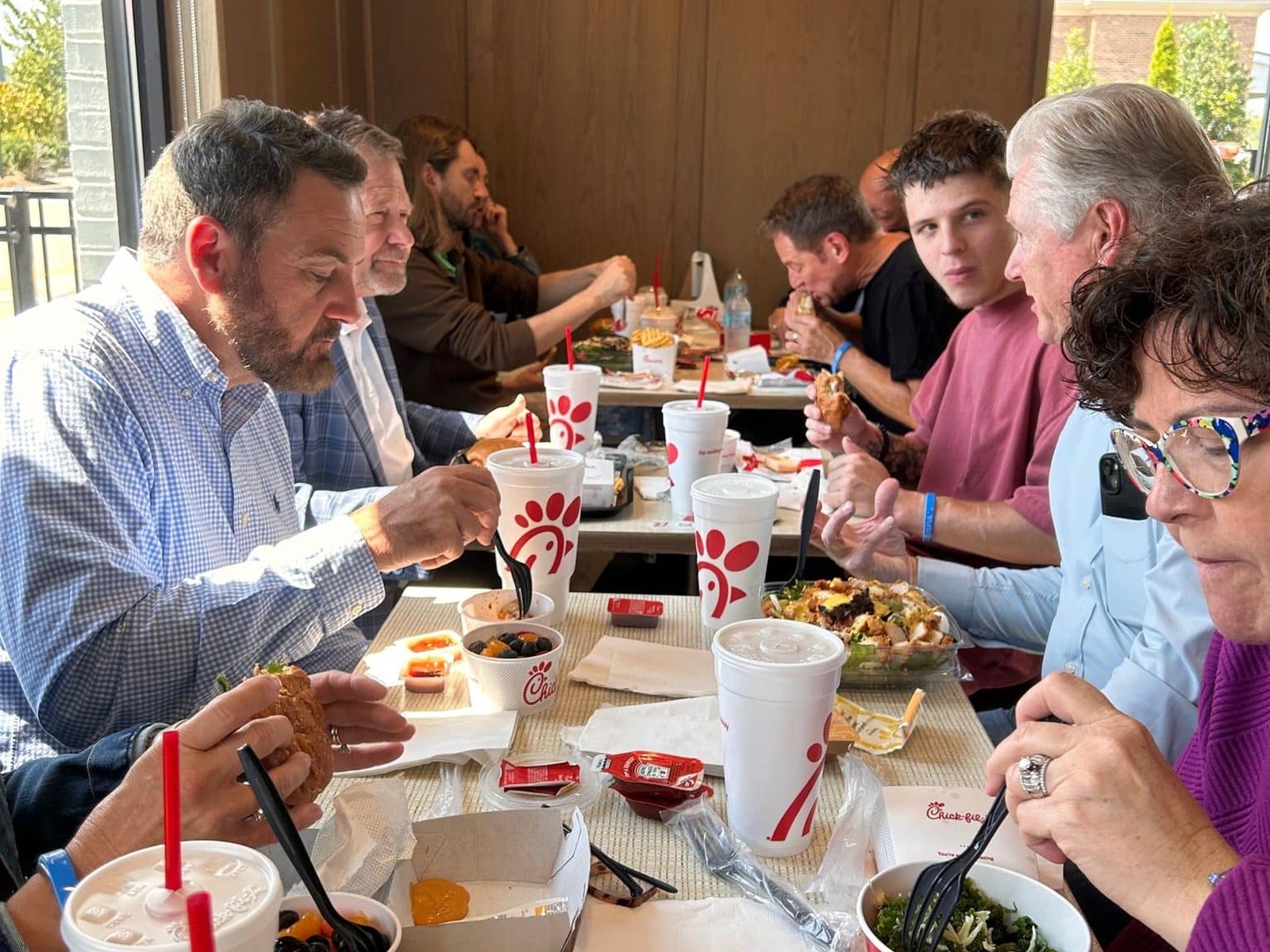 Fellowship around the table at Emerge